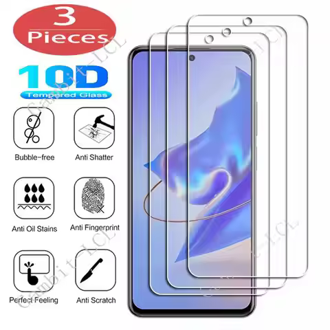 3Pcs Tempered Glass For ZTE Blade A52 A72 4G 5G V40 Pro V30 Vita A3 Joy Plus A31 Lite A51 A71 A7P Sc