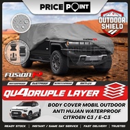 CITROEN Car Body Cover EC3C3 4-Layer Waterproof Body Cover Fusion R HIGH-END Series