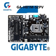 1150/เมนบอร์ด/GIGABYTE GA-H81M-S2PV/DDR3/I3 I5 I7 GEN4 As the Picture One