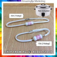 Spare Part 15A/ 20A 185degC 216degC 230degC Industrial Rice Cooker Thermal Fuse(1pcs)