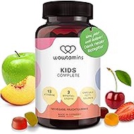 wowtamins® Kids Complete Vitamin Gummy Bears for Children (Pack of 120) - Multivitamin Gummies with Omega 3 - For the Immune System of Your Loved Ones with Vitamin C, D3, B12, Zinc &amp; More