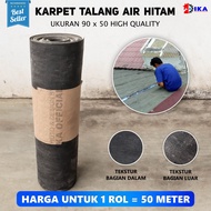 Karpet Talang Air Hitam Elastis 1 ROLL (50mtr) ukuran 90 (Actual 86cm) READY ! karpet talang air hit