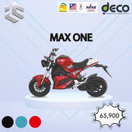 มอเตอร์ไซค์ไฟฟ้า Deco รุ่น Max One จดทะเบียนได้ มาตรฐาน ISO9001:2015 ผ่านการรับรองจากทุกหน่วยงาน