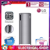 LG Upright freezer GN-304SLBT 171L Vertical Freezer with Smart Inverter Compressor (GN304SLBT)