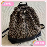 Taiwan Shipping+Invoice Small Leopard Print Backpack Casual Versatile Large-Capacity Travel Cross-Bo