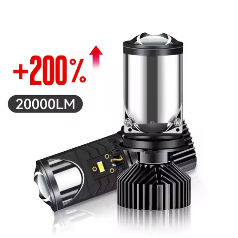 H4 LED Projector 20000LM Headlight Projector 12V 24V Headlamp Car Headlight Bulbs Bi LED Lens Projec