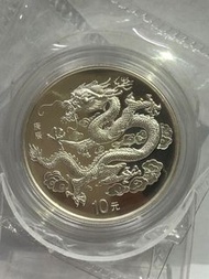 2000年1盎司中國龍年生肖銀幣