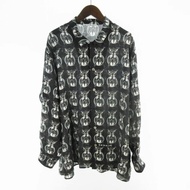 Acne Studios Shirt black Long sleeves overall pattern Direct from Japan Secondhand