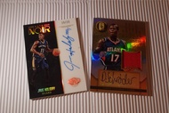 球星親筆簽名在卡上 低限號 燙金 反閃 超厚 卡 Jrue Holiday #/25 AUTO on Card PATCH Gold Refractor 16/17 Noir Signature NB