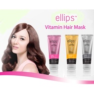 ELLIPS VITAMIN HAIR MASK 120G (SMOOTH&SILKY OR HAIR REPAIR OR SILKY BLACK)-EXP 11/2026