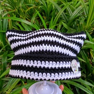 Crochet Cat Bucket Hat