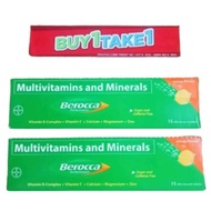 Berocca MULTIVITAMINS AND MINERALS ORANGE BUY 1 TAKE 1
