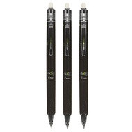 Pilot Frixion Ball Knock 0.5mm Black LFBK-23EF-B 3-Pack