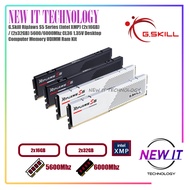 G.Skill RipJaws S5 Series (Intel XMP) (2x16GB) / (2x32GB) 5600/6000Mhz CL36 1.35V Desktop Computer M