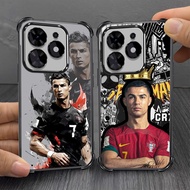 D45 CR7 Ronaldo TPU Case for Tecno Spark POP 20 20C 7 GO 2024 2023 Pro shockproof