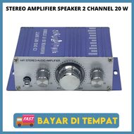Lepy Hi-Fi Stereo Amplifier Speaker 2 channel 20W - HY-2001 / Kit Power Stereo Amplifier Speaker Akt