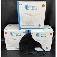 HYGENIX DUCKBILL MASK CONTENTS 50 PCS BLACK MEDAN