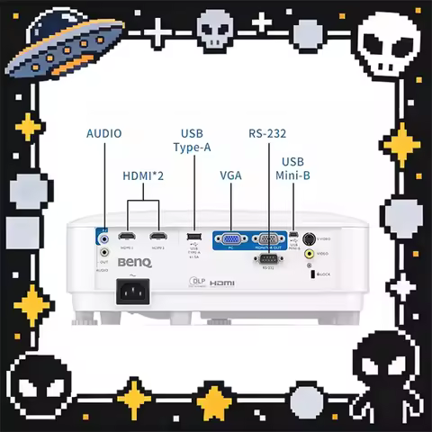 Benq MH560 Projector 1080P 3800ISO Lumens Light Source Power 200W Contrast Projectors Support 60-150