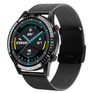 #N/A - i9心率血壓血氧遙控拍照游泳級藍牙通話商務通話智慧手錶（米蘭帶-黑）#Q901022591