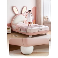 Kids Bed Girl Princess Bed Kids Bed Frame Suspension Type Single Bed Apartment Super Single Bed