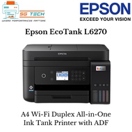 FREE $20 NTUC VOUCHER Epson EcoTank L6270 A4 Wi-Fi Duplex All-in-One Ink Tank Printer with ADF L 6270