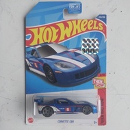 Diecast Hot Wheels Corvette C6 R blue
