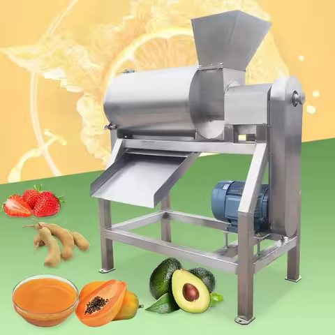 Strawberry Beating Pulper Juice Pulp Tamarind Extractor Banana Puree Make Fruits Pulpe Extraction Ma