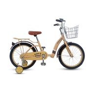 จักรยาน OSAKA รุ่น Baby Rikko ขนาดวงล้อ 18 นิ้วตะกร้าหน้า บังโคลน บังโซ่ ตะแกรงท้าย สีเขียว One