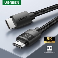 FELLEO™ | UGREEN HDMI To HDMI 2.1 Cable 8K 60Hz 4K 120Hz 48Gbps HDR Dolby Vision eARC Dolby Atmos
