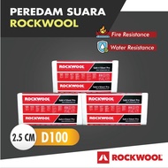 Peredam Ruangan / Rockwool D100 2,5cm  / Busa Peredam Suara / Rokwol