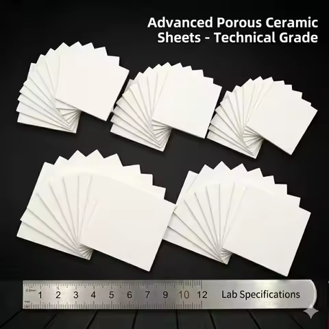 High Temperature Resistant Alumina Ceramic Sheet Customizable Heat Dissipation Spacer Wear Resistant
