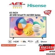 Hisense CAN SETUP 65 A6100K Inch 4K Smart TV UHD 65" LED TV Television 电视机 電視機 65A6100K 65A6100H