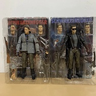 NECA Figure Terminator T-800 Figure Judgment Day Arnold Schwarzenegger Action Figure Model Mainan Ha