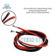 AWG Silicone Wire 18awg,14awg,13awg,12awg,10awg,8awg,4awg Copper Electric cables black/Red home electrical wires