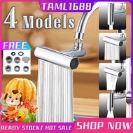 [✅SG Ready Stock] 720° Rotation 4 in 1 Waterfall Kitchen Faucet Kitchen Sink Spray Nozzle (FREE full