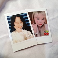 (2 Items) (G)I-DLE SOOJIN SHUHUA LIPSS POLAROID PHOTOCARD PC GIDLE