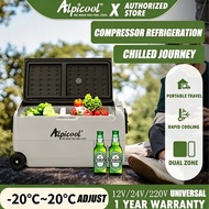 Alpicool Fridge 36L/50L/60L Car Home Dual-use Refrigerated Truck Small Refrigerator Portable