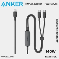 Anker 2 in 1 USB C to USB C Cable 140W Fast Charging 4ft
