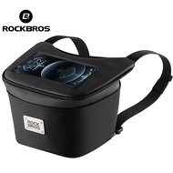【มาถึงภายใน 3 วัน】ROCKBROS Motorcycle Handlebar Bag 6.2 Inch Touch Screen 2L Large Capacity Belt Bag
