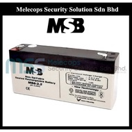 (West Malaysia Only) MSB MS6-3.2 6V 3.2AH Non-Spillable Valve Regulated Sealed Rechargeable Battery