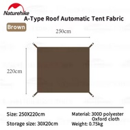 TENDA FOOTPRINT BASE GLAMPING TENT 4P A-TYPE COTTON ROOF AUTOMATIC TENT NATUREHIKE CNH22ZP029