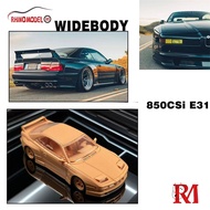 Rhino Model RM 1:64 850CSi E31 Dark green Limited699 Diecast Model Car