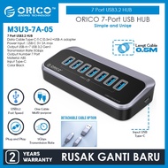 CODE B ORICO 7 Port USB3.2 Hub Type C to C USB A 0.5M - M3U3-7A-05