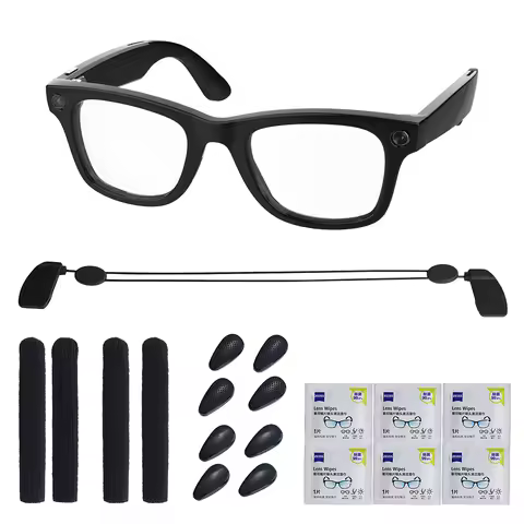 HiBloks Smart Glasses Accessories For Ray-Ban Meta Wayfarer/Skyler/Headliner/Blayzer/Scriber Gen 2 &
