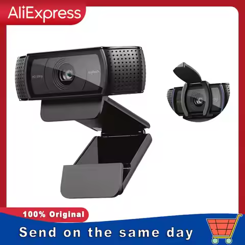 Logitech C920e HD Pro Webcam Widescreen Video Chat Recording USB Smart 1080p Web Camera For Computer