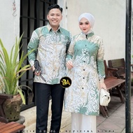 NEW COLLECTION ✨ BA Vanilla Batik Men Shirt Set Couple Batik Sedondon Suami Isteri Long Blouse Musli