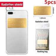 5PCS EMF Protection Cell Phone Anti Radiation Protector Sticker Negative Ions EMF Blocker for All El