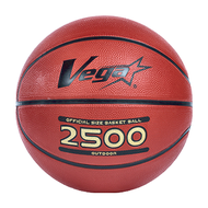 台灣 Vega 2500金標高纏沙橡膠籃球 橘色