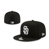 【Oct】Fashion MLB San Diego Padres Fitted Hat Full Cap 59FIFTY Men Women Embroidery Logo Close Fit Ca