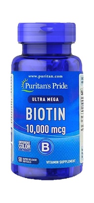 Puritan's Pride Biotin 10,000 mcg / 50 Softgels